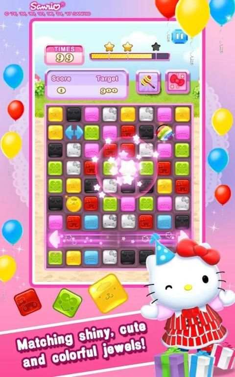 Hello Kitty Jewel Town Match 3 12 تصوير الشاشة