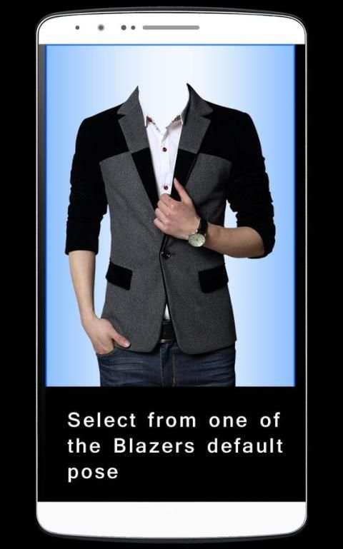 Men Designer Blazer Foto Maker स्क्रीनशॉट 5