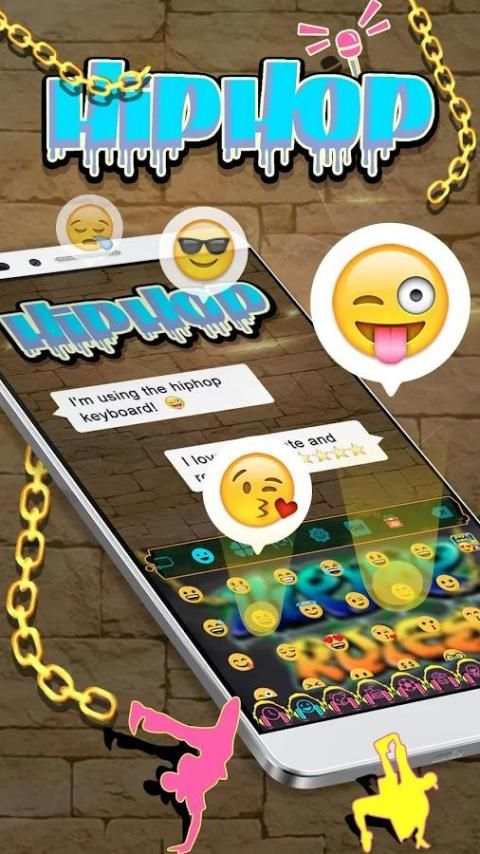Hiphop Keyboard screenshot 1