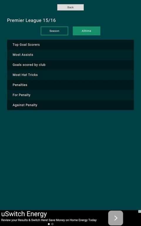 Football live scores & stats screenshot 2