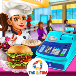 Fun Cafe-Fast Food Serving Restaurant Cooking Game أيقونة