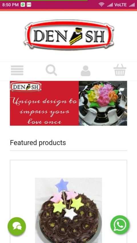 Denish the cake shop screenshot 1