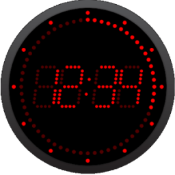 Led Clock Watch Face أيقونة