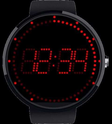 Led Clock Watch Face 1 تصوير الشاشة