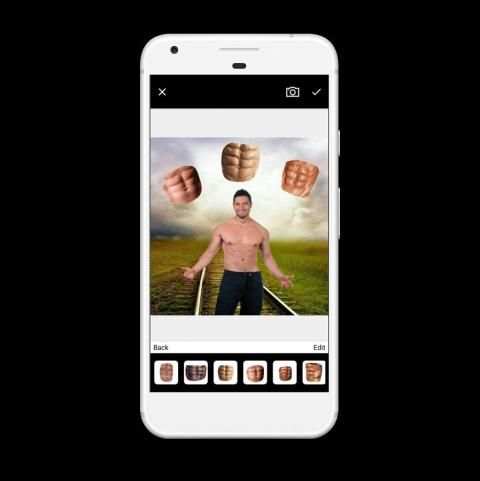 Man Body Builder Photo Suit screenshot 1