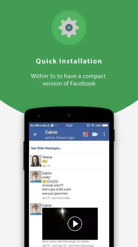 Lite for Facebook and Messenger With Call screenshot 3
