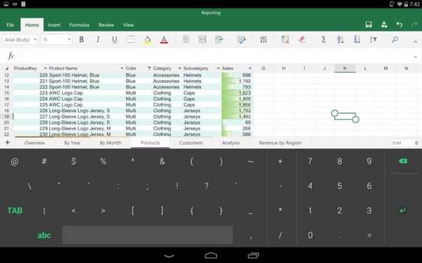 Keyboard for Excel 2 تصوير الشاشة