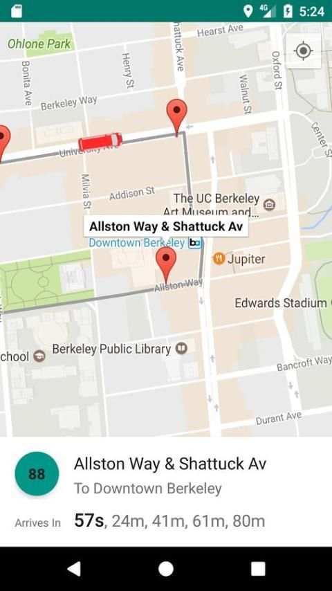 AC Transit Bus Tracker App - Commuting made easy. screenshot 1