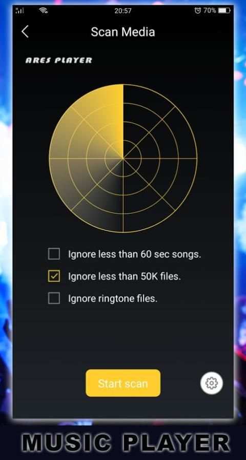Ares HD Music Player screenshot 1