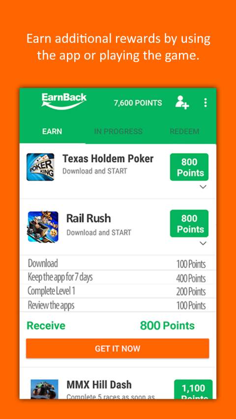 EarnBack - Recharge airtime, Get cash screenshot 2