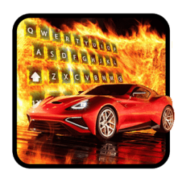 Красный супер автомобиль иконка