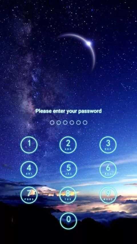 Stars Theme For AppLock 3 تصوير الشاشة