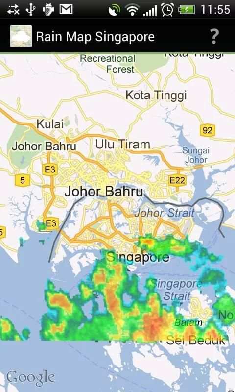 Rain Map Singapore скриншот 1
