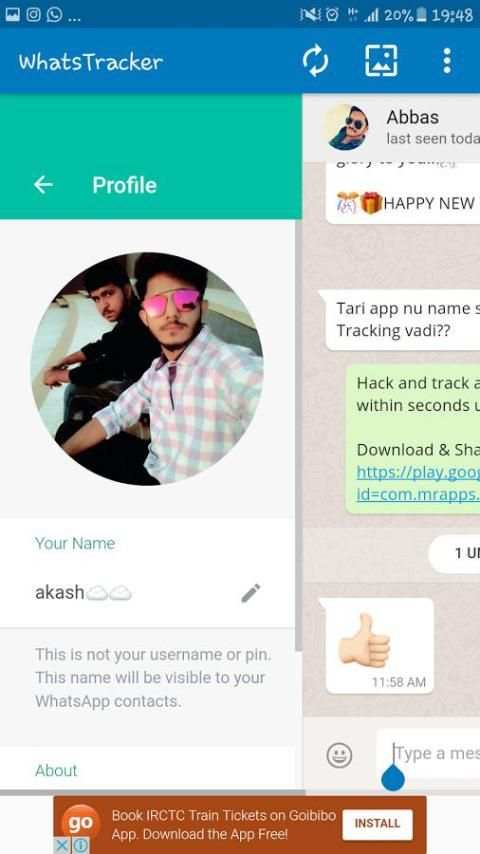 WhatsTracker for WhatsAp 2 تصوير الشاشة
