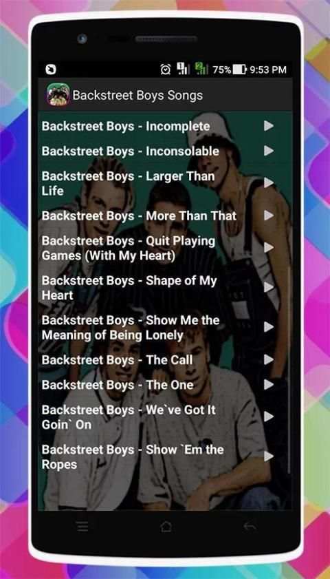 Backstreet Boys Songs screenshot 1