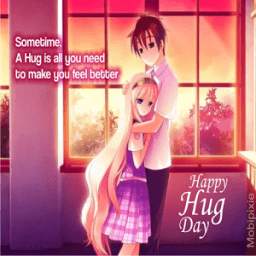 Free Hug Day Greeting Cards