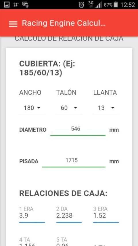Racing Engine Calculator screenshot 7