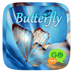 GO SMS BUTTERFLY THEME أيقونة