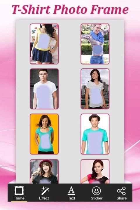 Photo on Girl's T-shirt : Photo Editor स्क्रीनशॉट 7