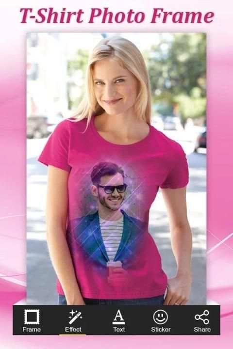 Photo on Girl's T-shirt : Photo Editor скриншот 6