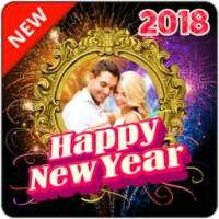 Happy New Year 2018 Photo Frame Editor on 9Apps