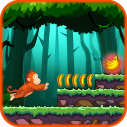 Jungle Monkey Run - Banana Adventure أيقونة
