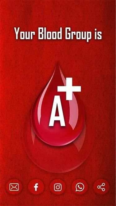 Blood Group Test Prank with Finger скриншот 1