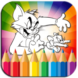 ikon Coloring Book Tom and Mouse