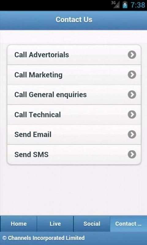 ChannelsTV Mobile for Androids screenshot 4