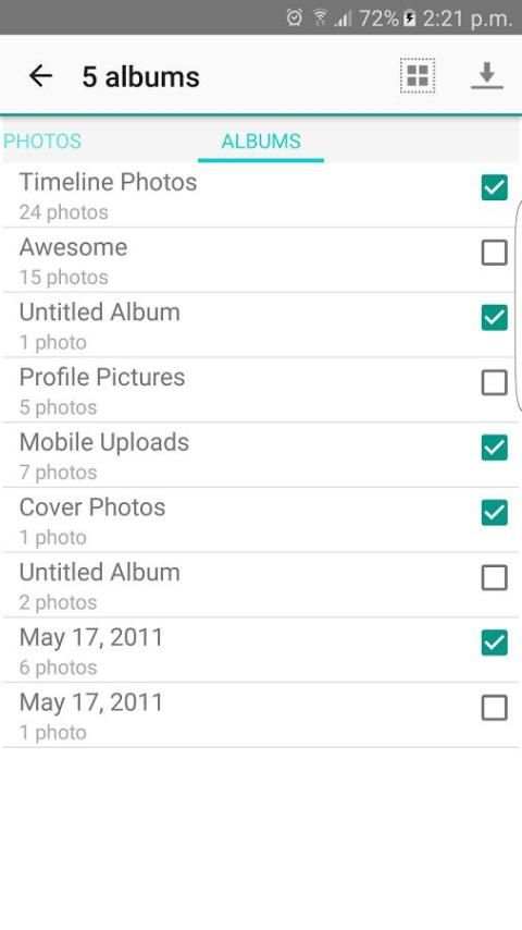 Facebook Photo Downloader скриншот 5