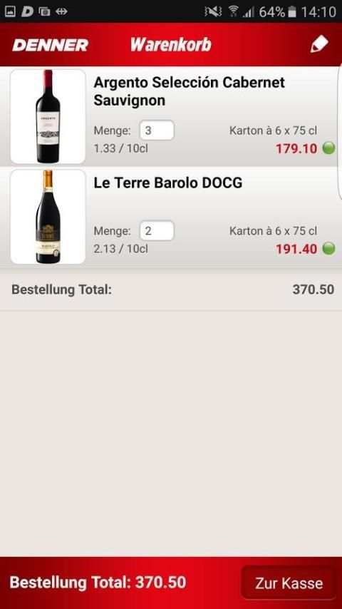 Denner screenshot 2