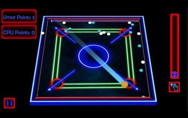 Laser Carrom star: Real Carrom King Pro screenshot 1