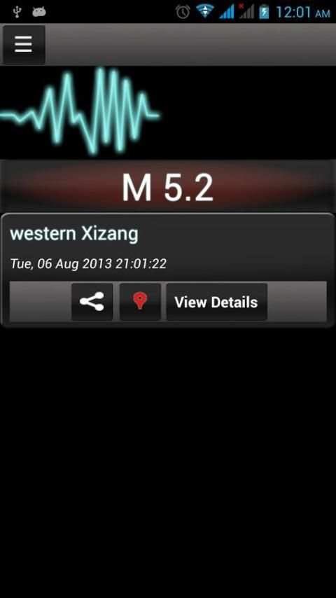 2.5+ Earthquake Detector screenshot 3