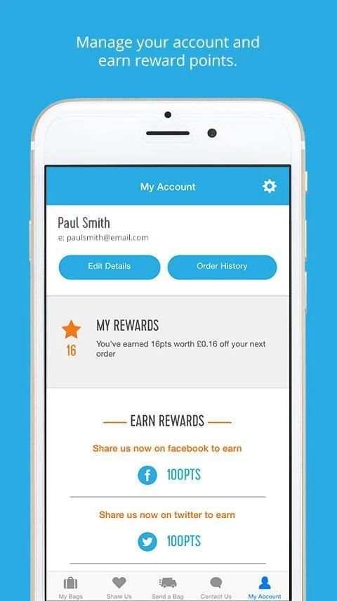 Send My Bag App скриншот 1