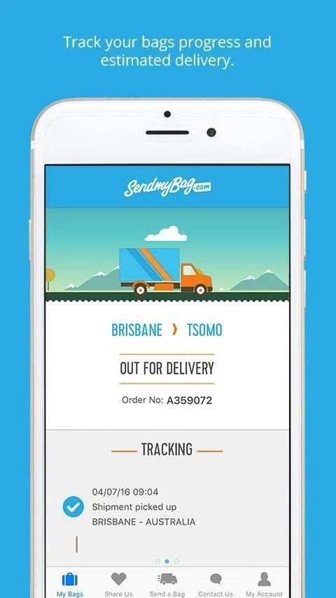 Send My Bag App скриншот 4