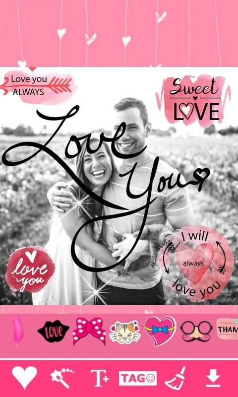 Love Stickers : Romantic Stickers Photo Editor screenshot 6