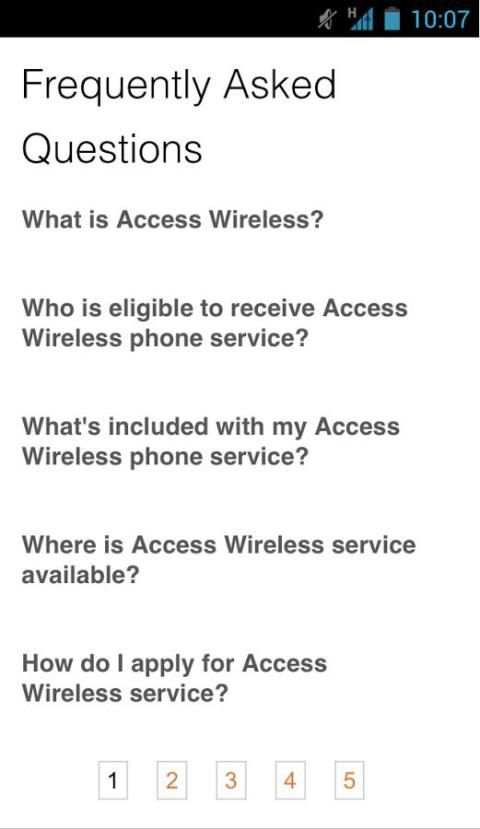 Access Wireless My Account screenshot 1