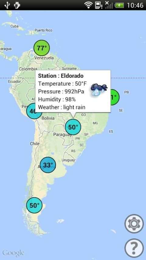 World Thermometer screenshot 2