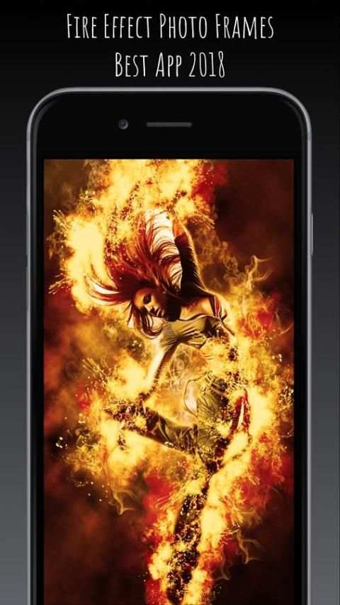 Fire Effect Photo Frame скриншот 3