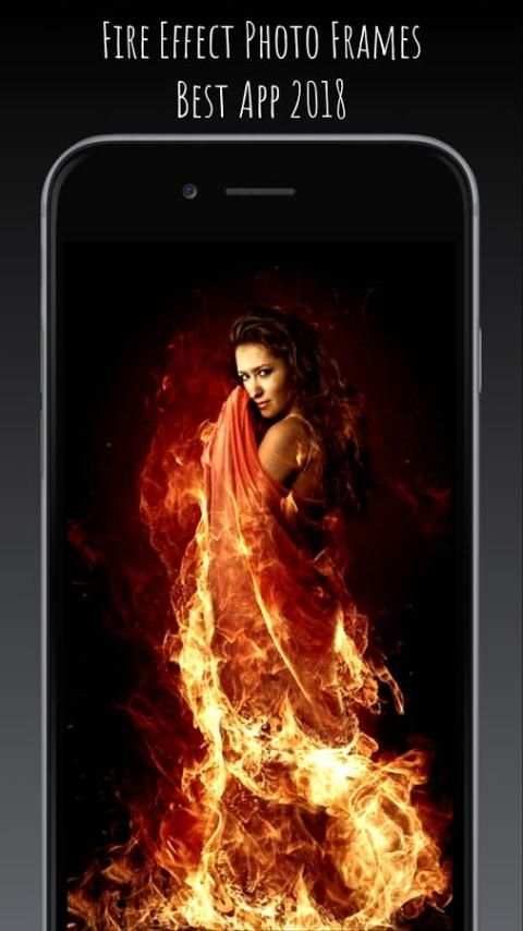 Fire Effect Photo Frame 2 تصوير الشاشة