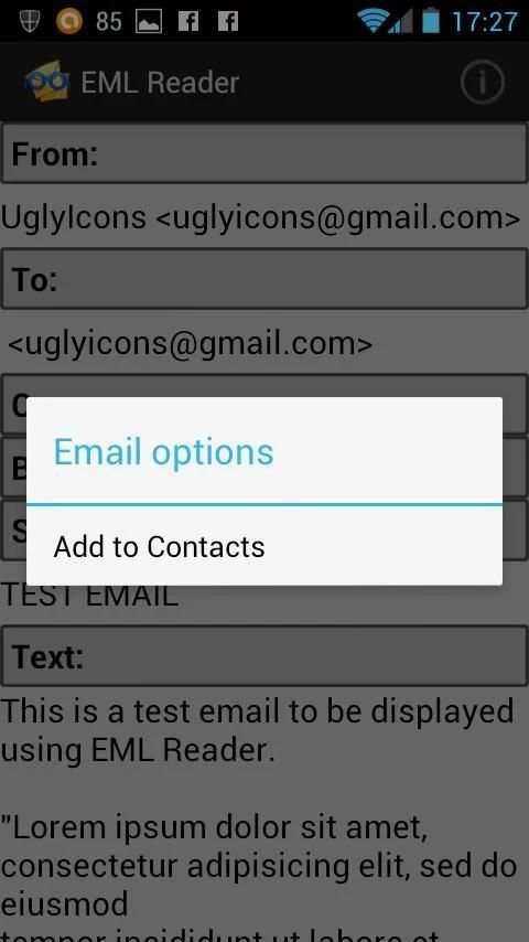 EML Reader FREE screenshot 6