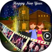 Happy New Year Video Maker 2018 - Slideshow Maker on 9Apps