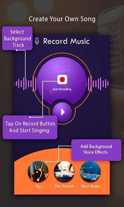Karaoke Recorder: Create Songs 3 تصوير الشاشة