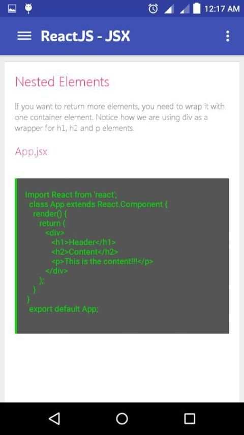 Learn ReactJS 1 تصوير الشاشة
