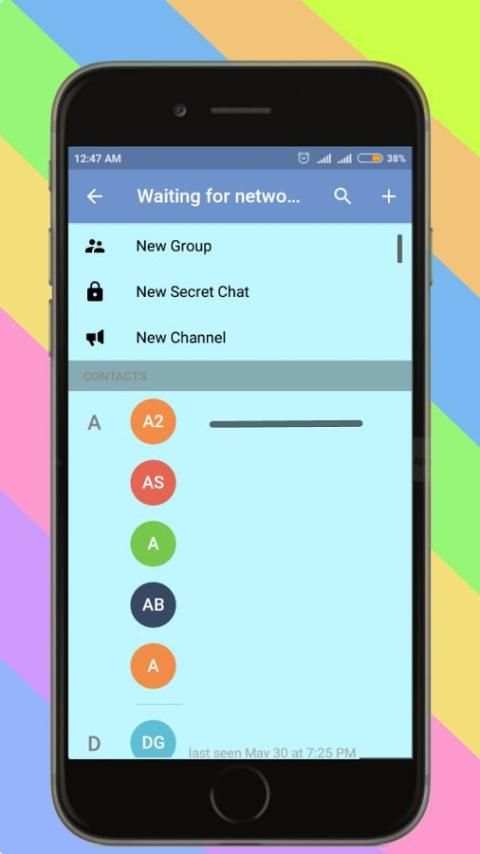 RU messenger screenshot 1