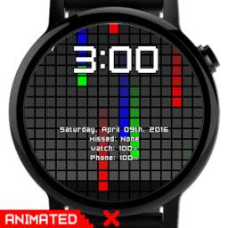 Wear Watch Face: Color Pixel