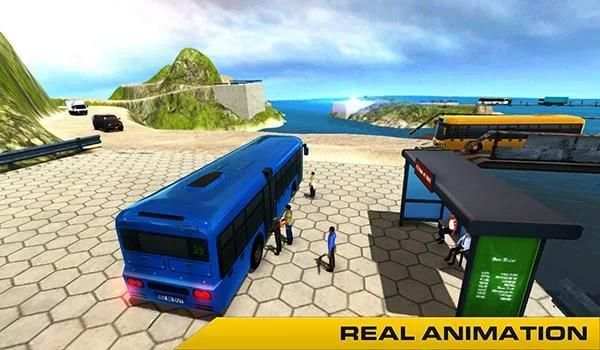 Real Extreme Modern Offroad Hill Bus Simulator screenshot 8