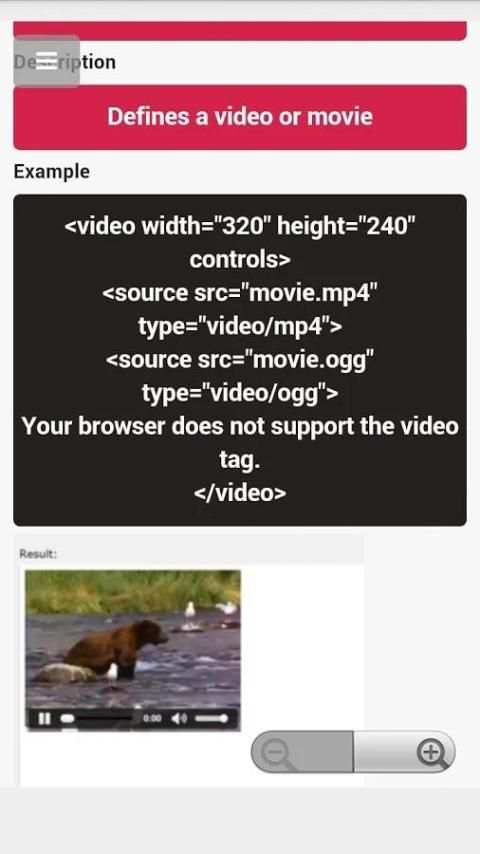 W3Schools HTML Tags(Offline) स्क्रीनशॉट 3