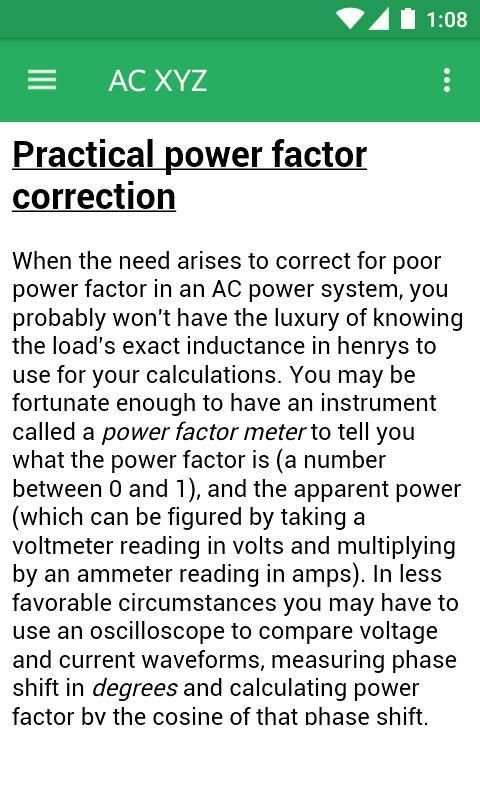 AC Electrical Engineering XYZ screenshot 3