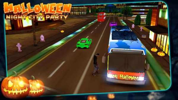 *Halloween Night City - Party Bus Driver 2017 screenshot 2